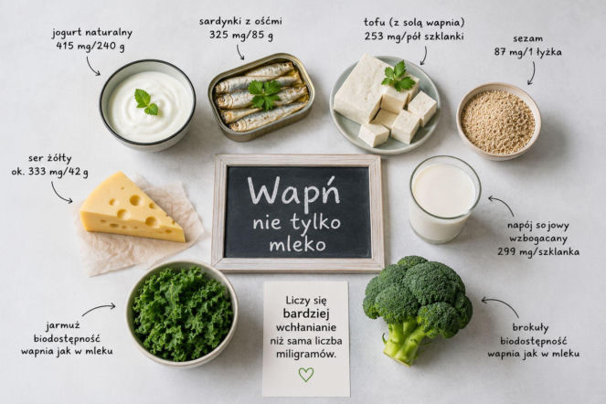 Myślisz, że najwięcej wapnia ma mleko? Sardynki, tofu i sezam mogą mocno zaskoczyć