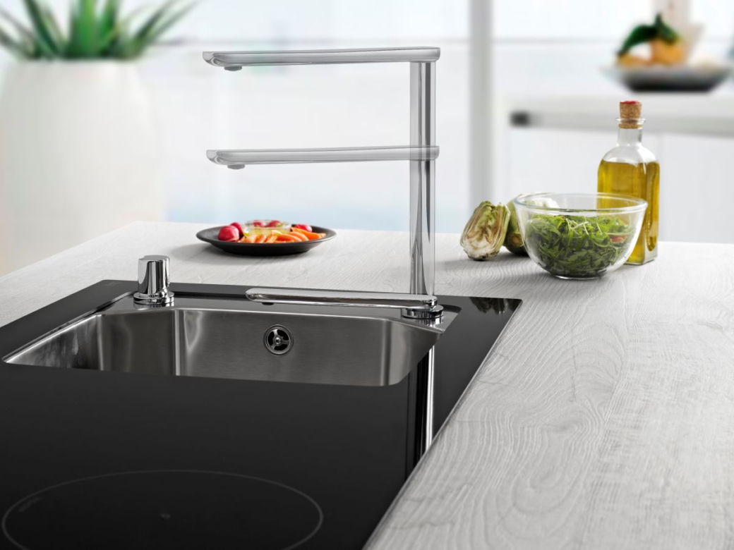 Teka FO 985 bateria zlewozmywakowa mieszakowa podokienna