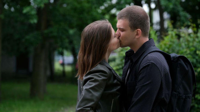 M jak miłość odc. 1898. Majka (Matylda Giegżno), Mateusz (Rafał Kowalski)