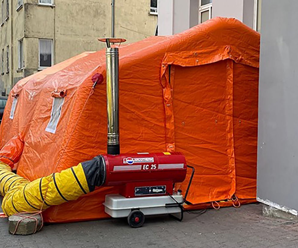 KORONAWIRUS. Ciężarne z Łodzi będą badane w namiocie.