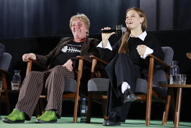 Iga Lis na pokazie filmu "Bałtyk"