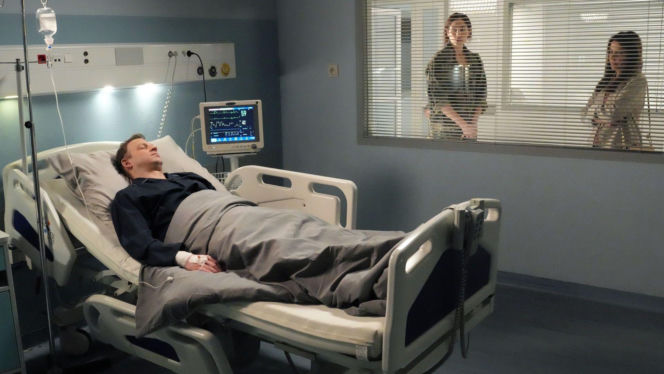 Barwy szczęścia, odcinek 3315. Łukasz (Michał Rolnicki), Celina (Orina Krajewska), Kasia (Katarzyna Glinka)