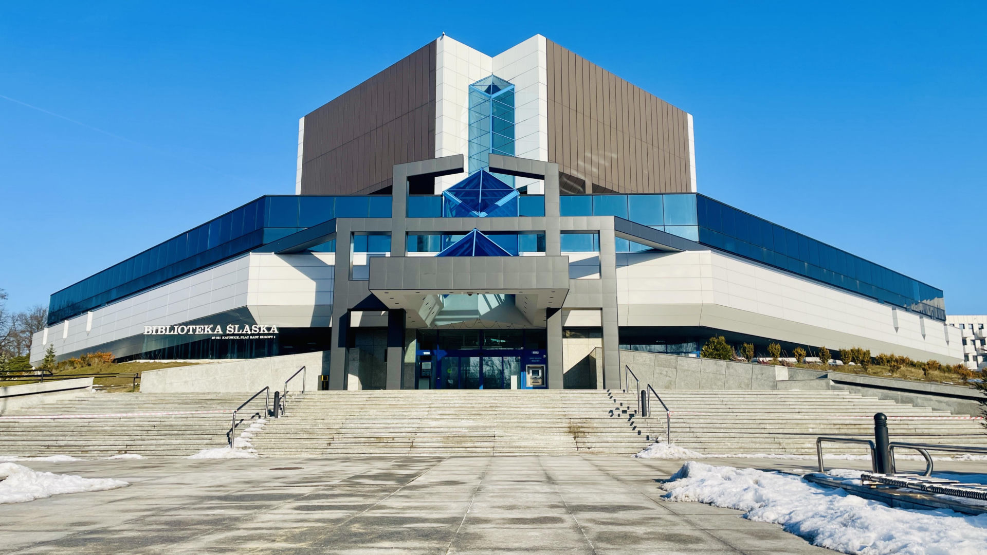 Biblioteka Śląska projektu Juranda Jareckiego, Marka Gierlotki i Stanisława Kwaśniewicza w Katowicach