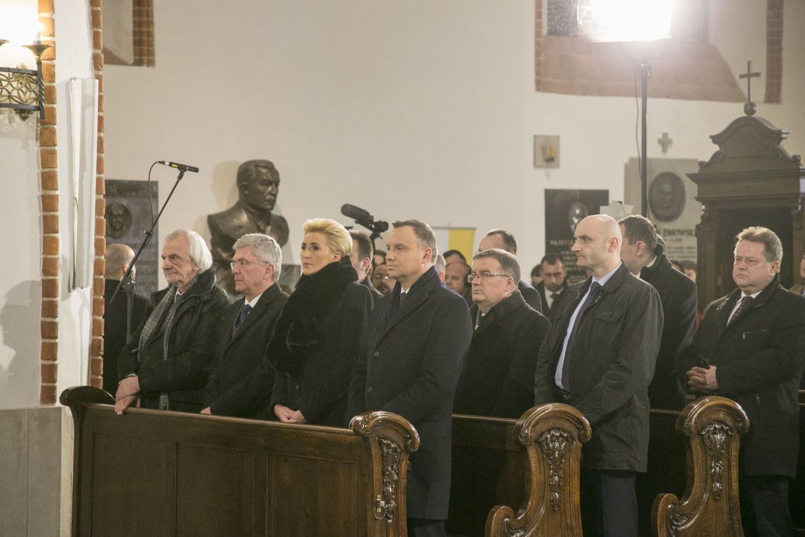 Msza święta w intencji tragicznie zmarłego prezydenta Gdańska Pawła Adamowicza