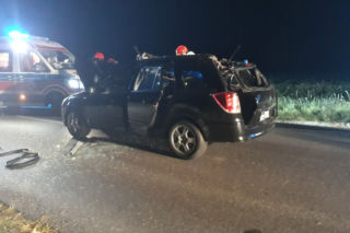 Koń zrzucił jeźdźca i czołowo zderzył się z motocyklistką, a potem z autem! Zwierzę nie przeżyło