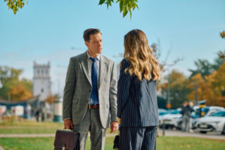 Na Wspólnej odc. 4135. Darek Żbik (Michał Mikołajczak), Kalina (Katarzyna Gałązka)