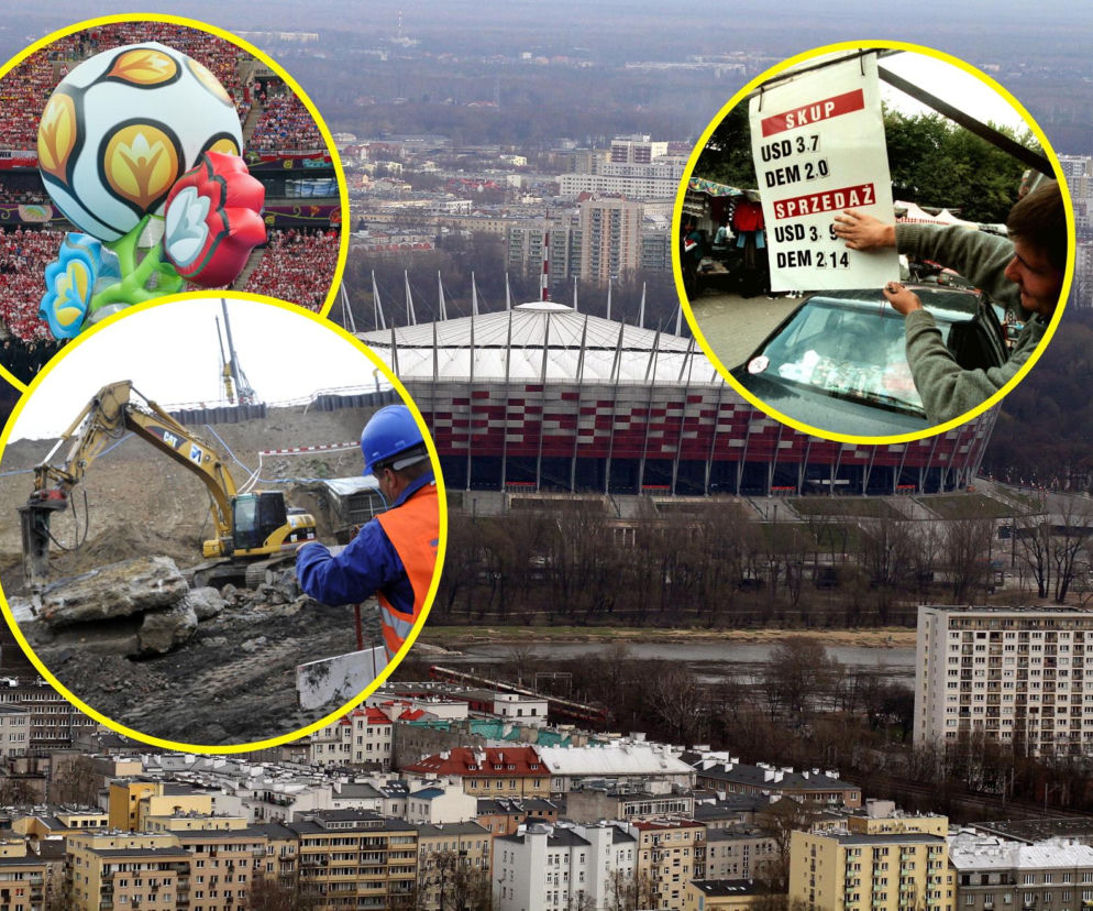 PGE Narodowy w Warszawie. Na miniaturach handel walutami, budowa i ceremonia otwarcia. Historię zmian poznasz w SE.