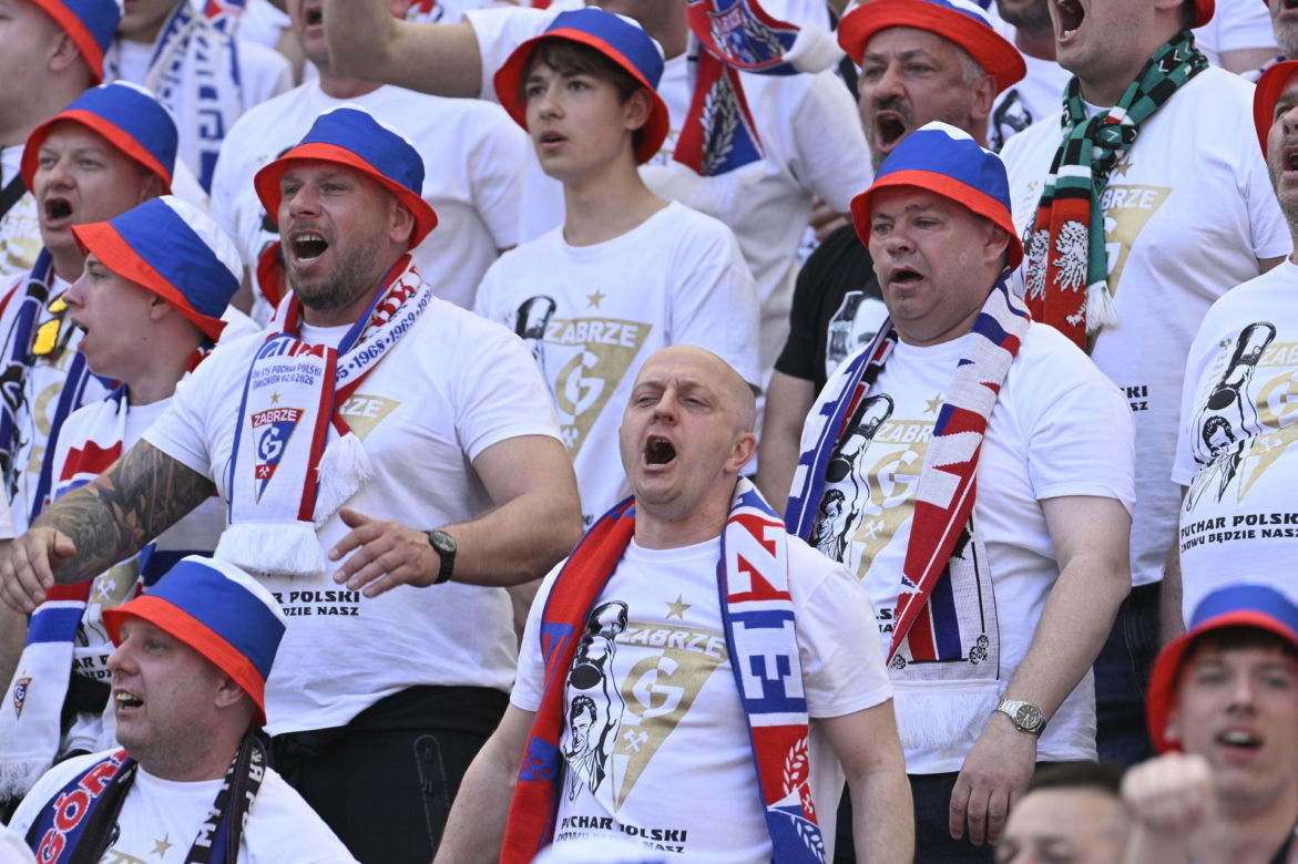 Kibice na finale Pucharu Polski: Górnik - Raków