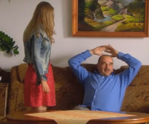 Ranczo 8 sezon odc. 99. Klaudia (Marta Chodarowska), senator Kozioł (Cezary Żak)