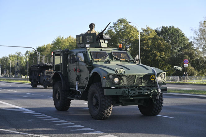 Próba generalna defilady wojskowej w Warszawie