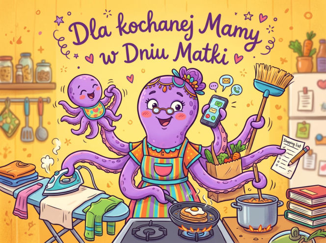 Śmieszna kartka na Dzień Matki