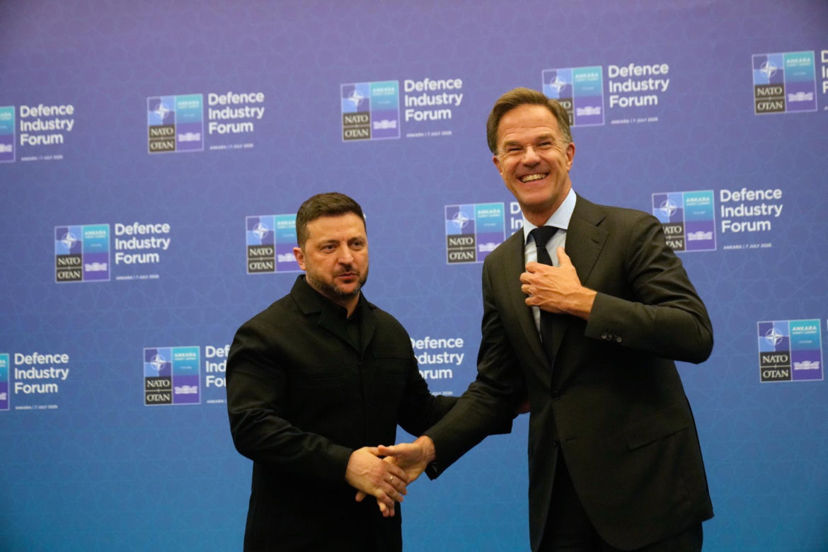 Wołodymyr Zełenski na szczycie NATO w Ankarze