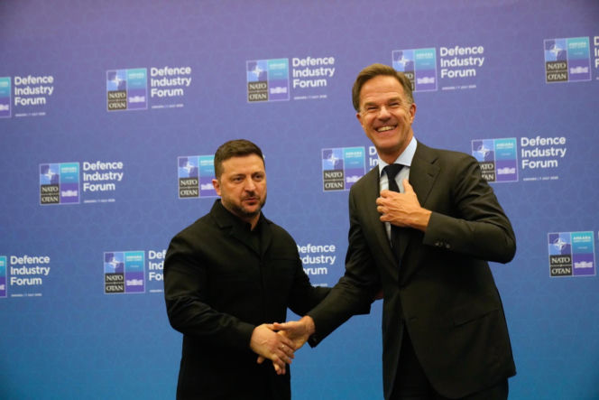 Wołodymyr Zełenski na szczycie NATO w Ankarze
