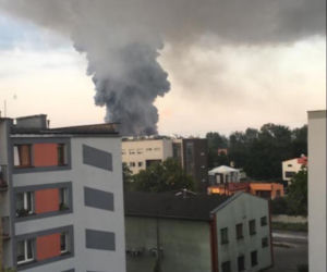POTĘŻNY POŻAR NA ŚLĄSKU [ZOBACZ ZDJĘCIA]