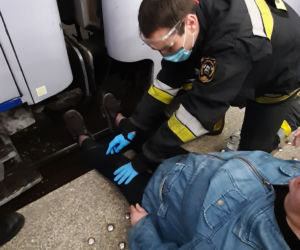 Groźny wypadek na Dworcu Centralnym w Warszawie