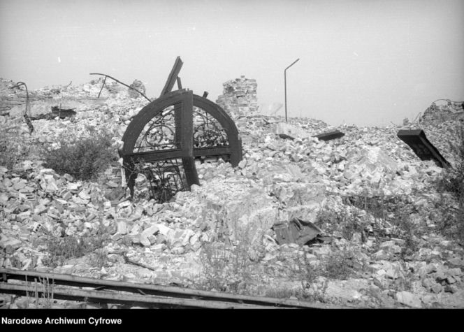 Ruiny byłego getta warszawskiego