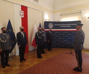 Święto policji inne niż zwykle. Tak wyglądały obchody w Białymstoku [ZDJĘCIA]