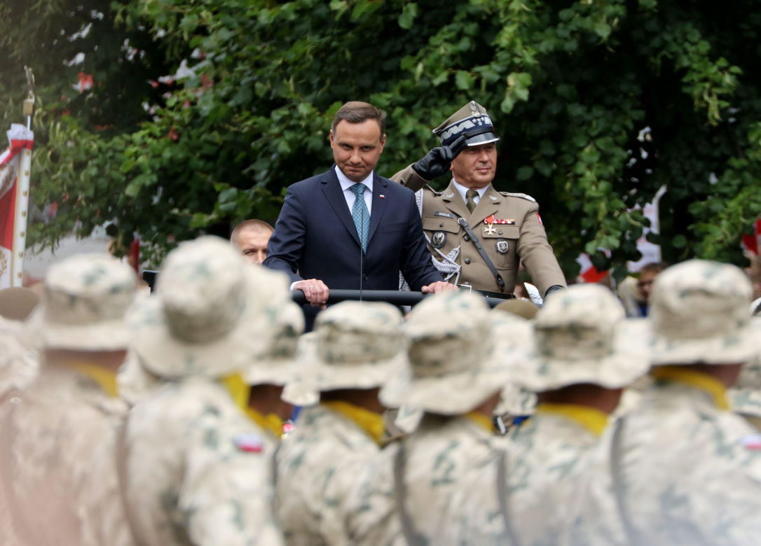 Defilada z okazji Święta Wojska Polskiego 2016