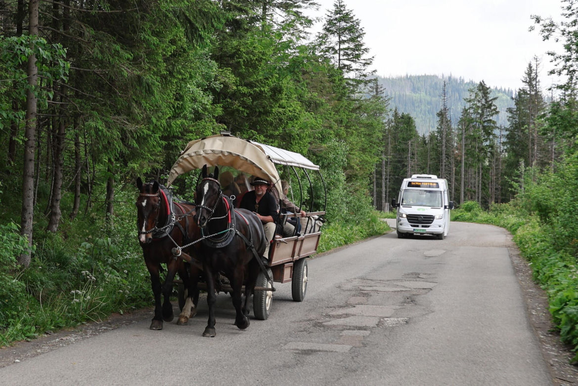Zakończyły się testy elektrycznego busa na trasie do Morskiego Oka