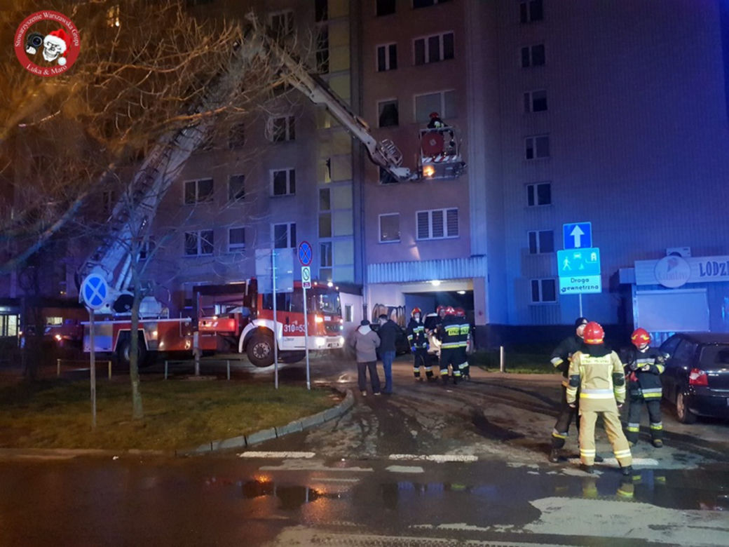 Pożar na Bemowie