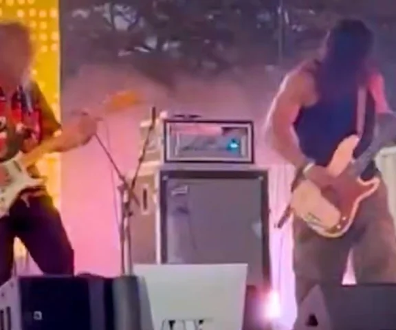 Kirk Hammett zagrał u boku Jasona Momoa! Panowie wystąpili na koncercie charytatywnym