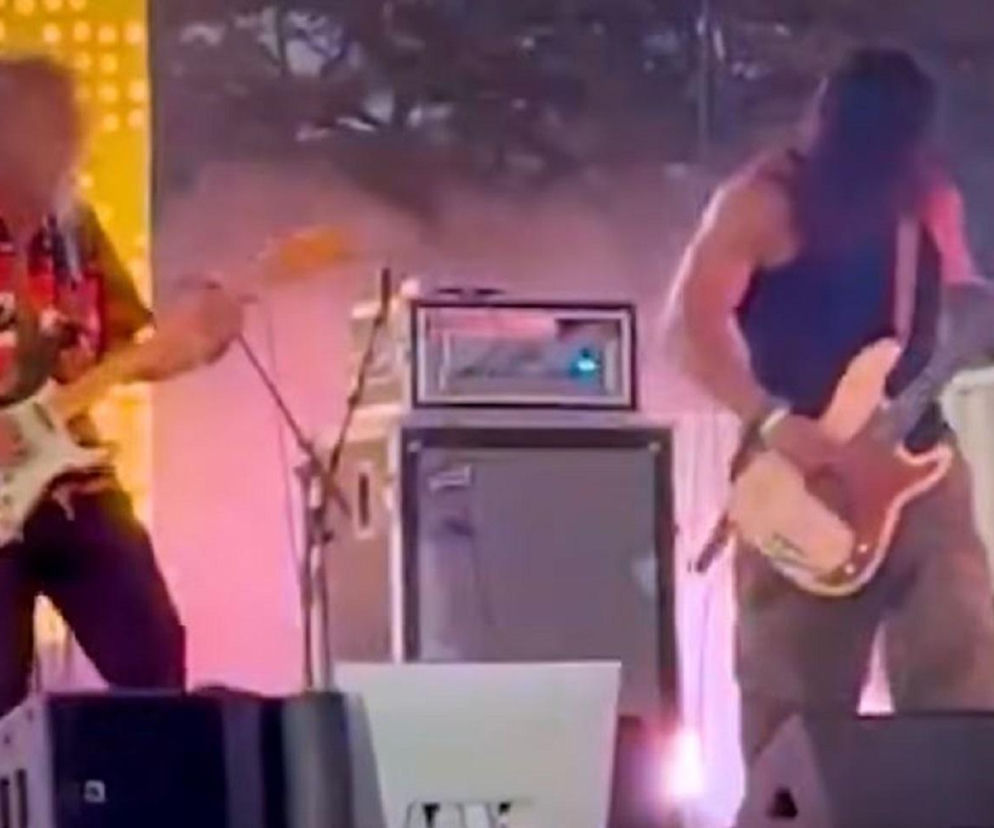 Kirk Hammett zagrał u boku Jasona Momoa! Panowie wystąpili na koncercie charytatywnym