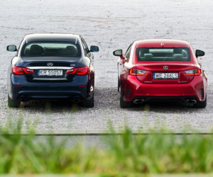Infiniti Q70h Premium Tech & Lexus RC 300h F Sport