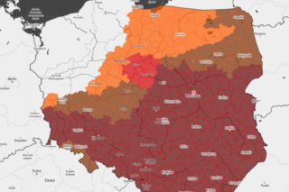 Gradobicie na Mazurach. Kule lodu wielkości pięści niszczyły dachy i samochody!