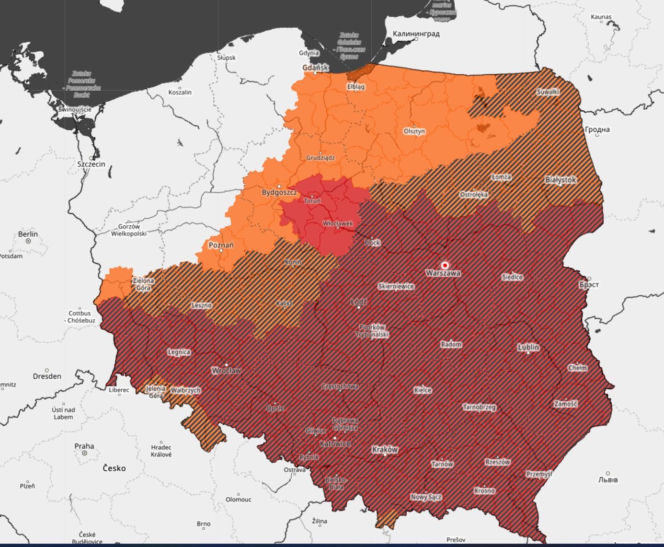 Gradobicie na Mazurach. Kule lodu wielkości pięści niszczyły dachy i samochody!