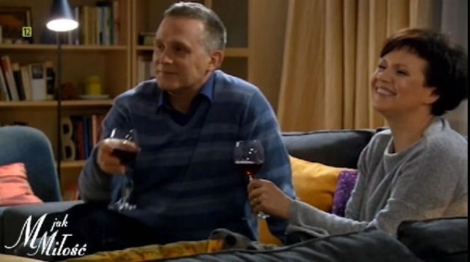 M jak miłość odcinek 1231. Marysia (Małgorzata Pieńkowska), Artur Rogowski (Robert Moskwa)