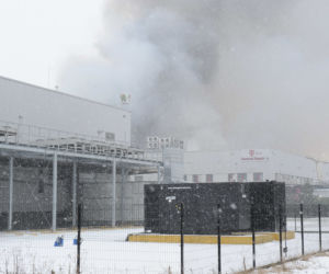 Warszawa Annopol: Pożar na Białołęce