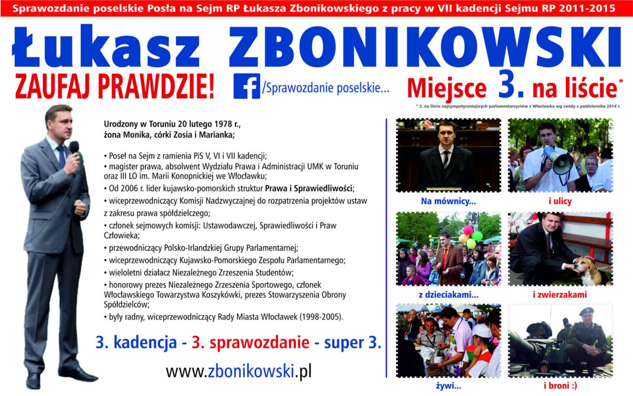 PiS wyrzucił zbonikowskiego z list