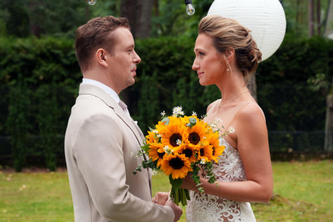 Barwy szczęścia, odcinek 3320. Hubert (Marek Molak), Asia (Anna Gzyra)