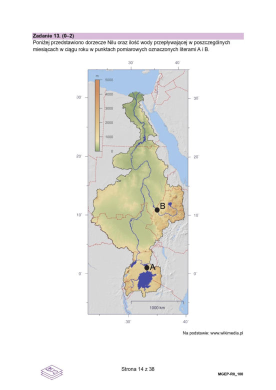 Matura próbna 2024 geografia