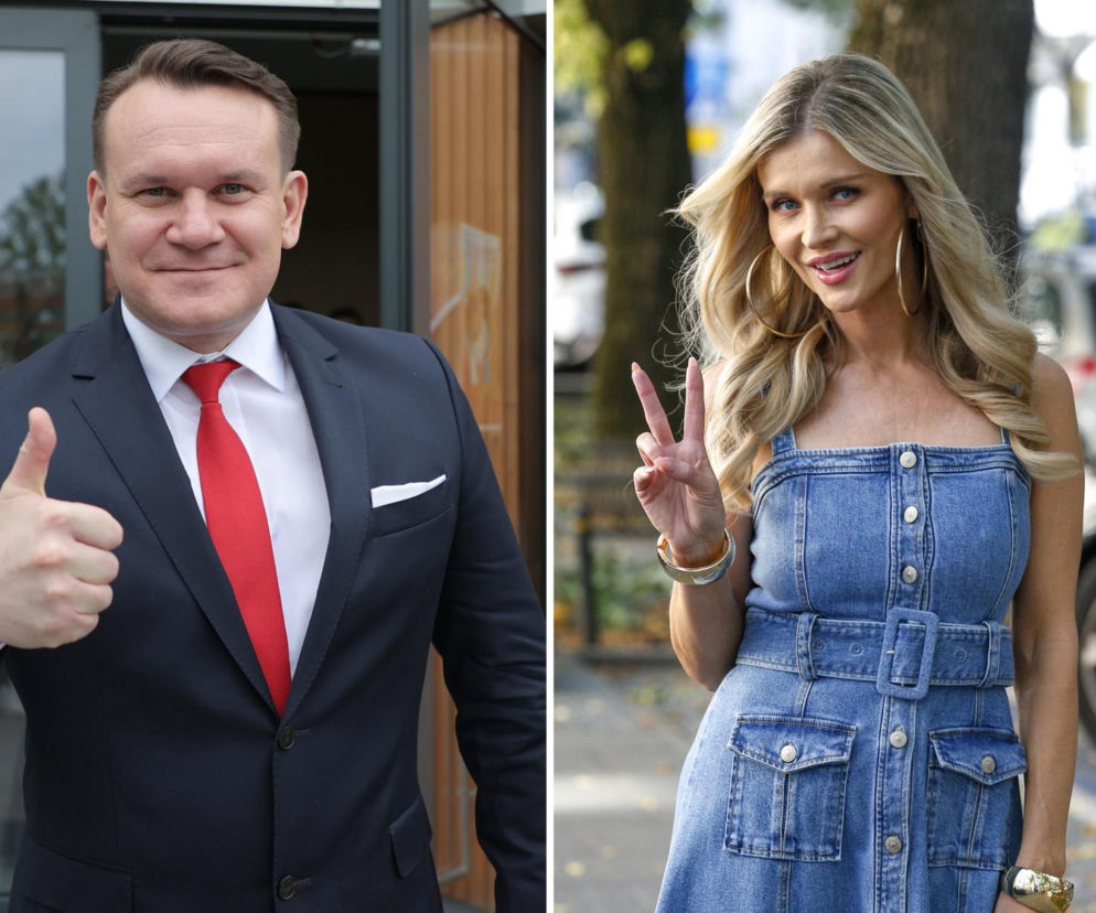 Dominik Tarczyński i Joanna Krupa na osobnych zdjęciach. O kulisach ich relacji przeczytasz na portalu Super Express.