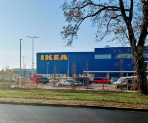 Budowa sklepu IKEA w Szczecinie - grudzień 2020