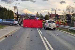Witów. Motocyklista zderzył się z osobówką. Nie żyje 31-latek