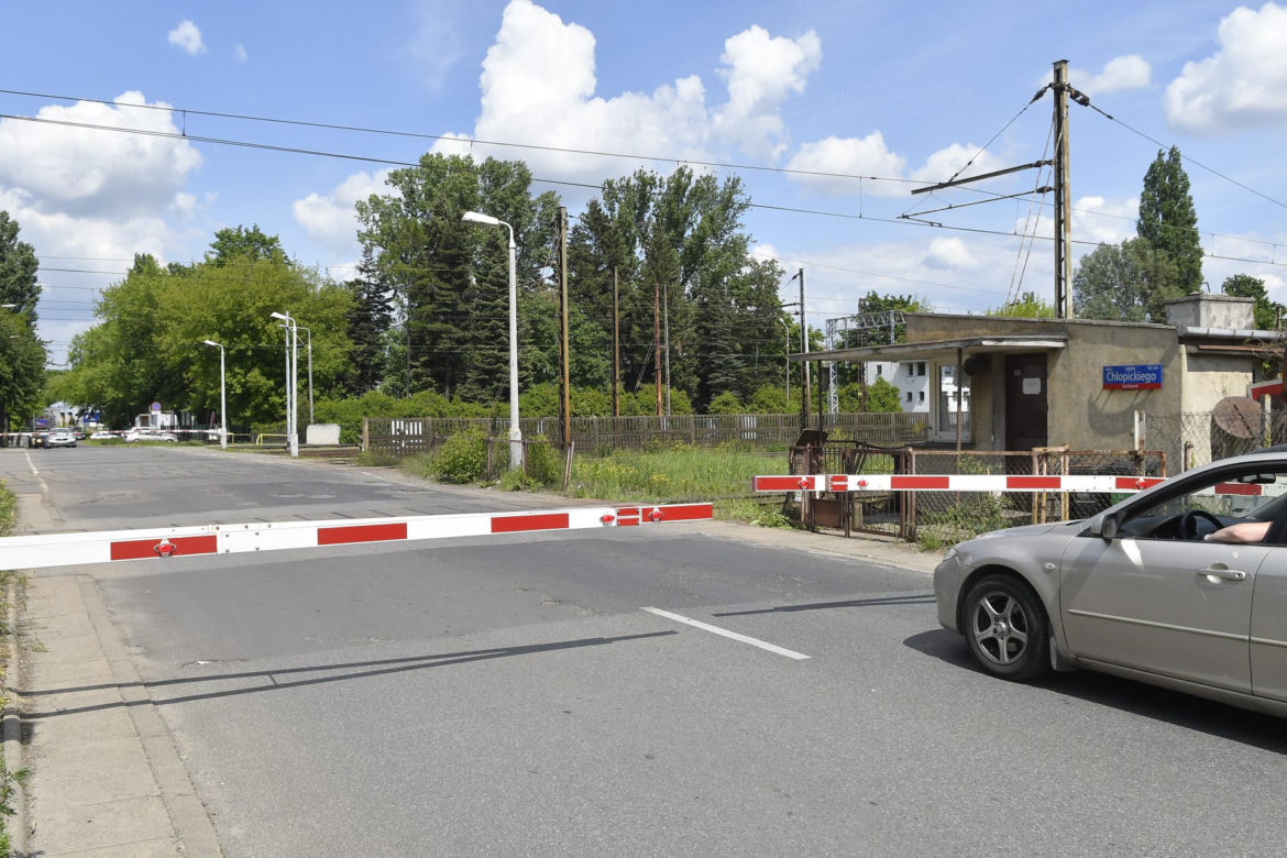 Wypadek na przejeździe Olszynka Grochowska