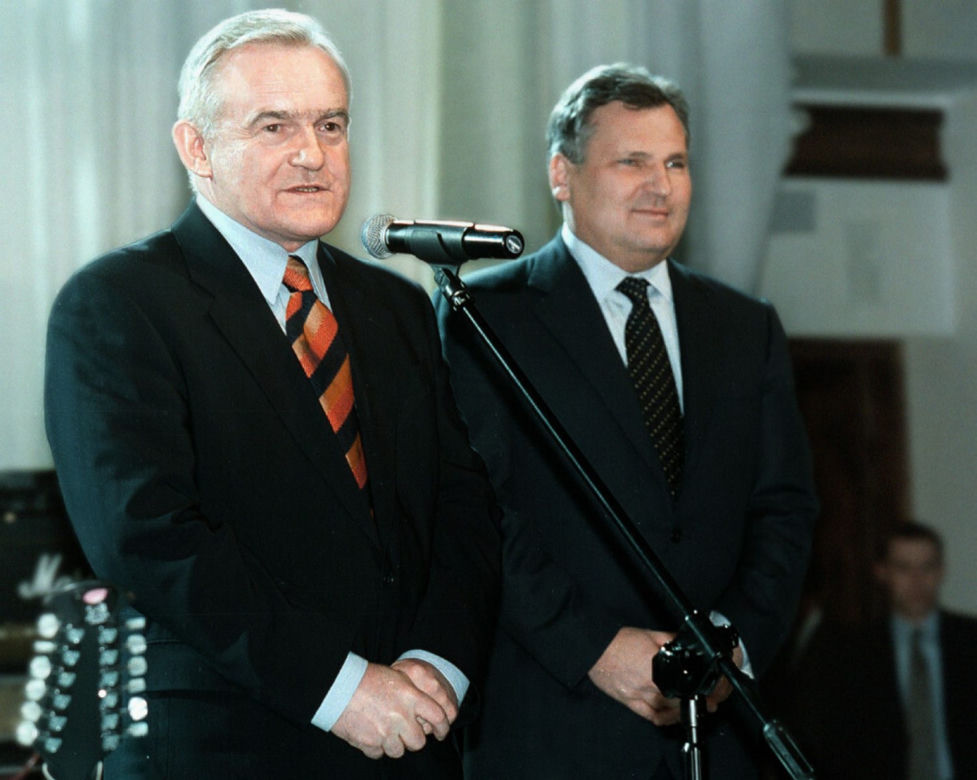 Leszek Miller i Aleksander Kwaśniewski  