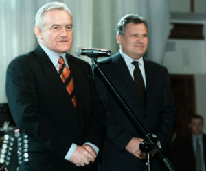 Leszek Miller i Aleksander Kwaśniewski  