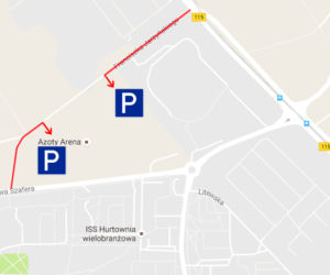Parking przy hali Azoty Arena