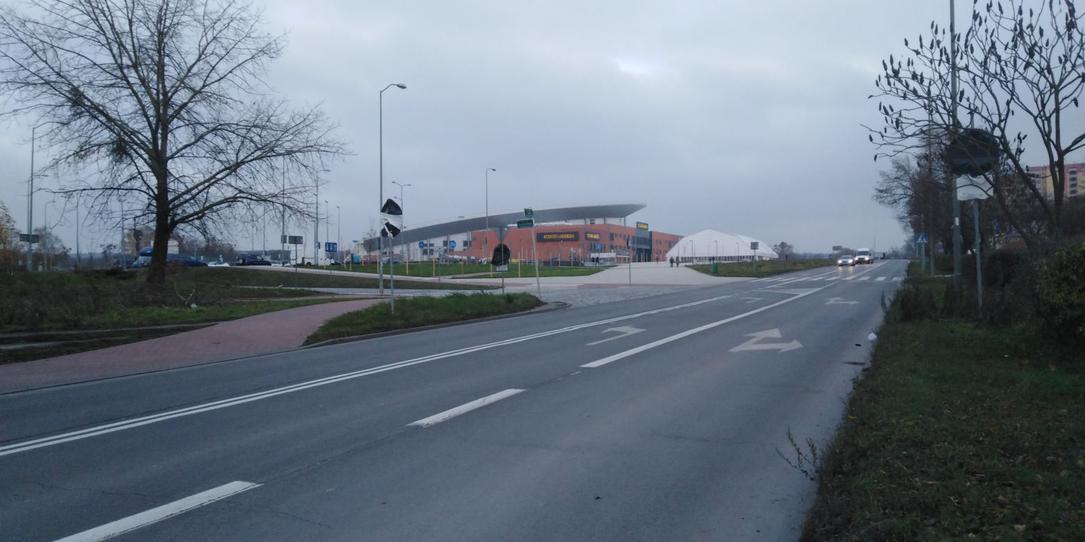 Ulica Szafera w przeddzień rozpoczęcia przebudowy