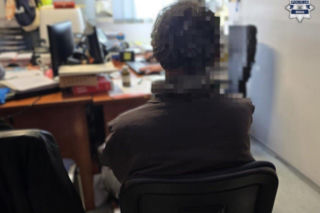 Wandal w rękach policji