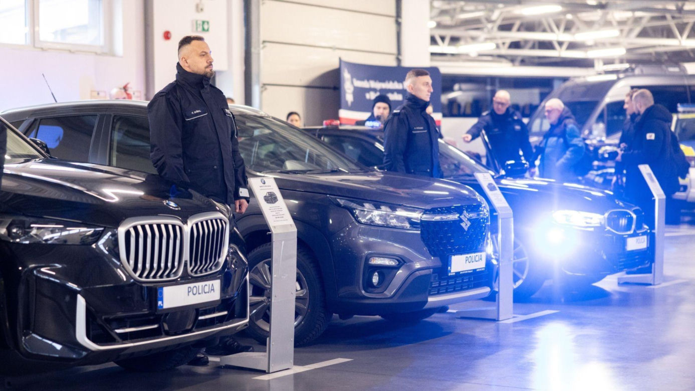 Nowe pojazdy na wyposażeniu policji na Podlasiu