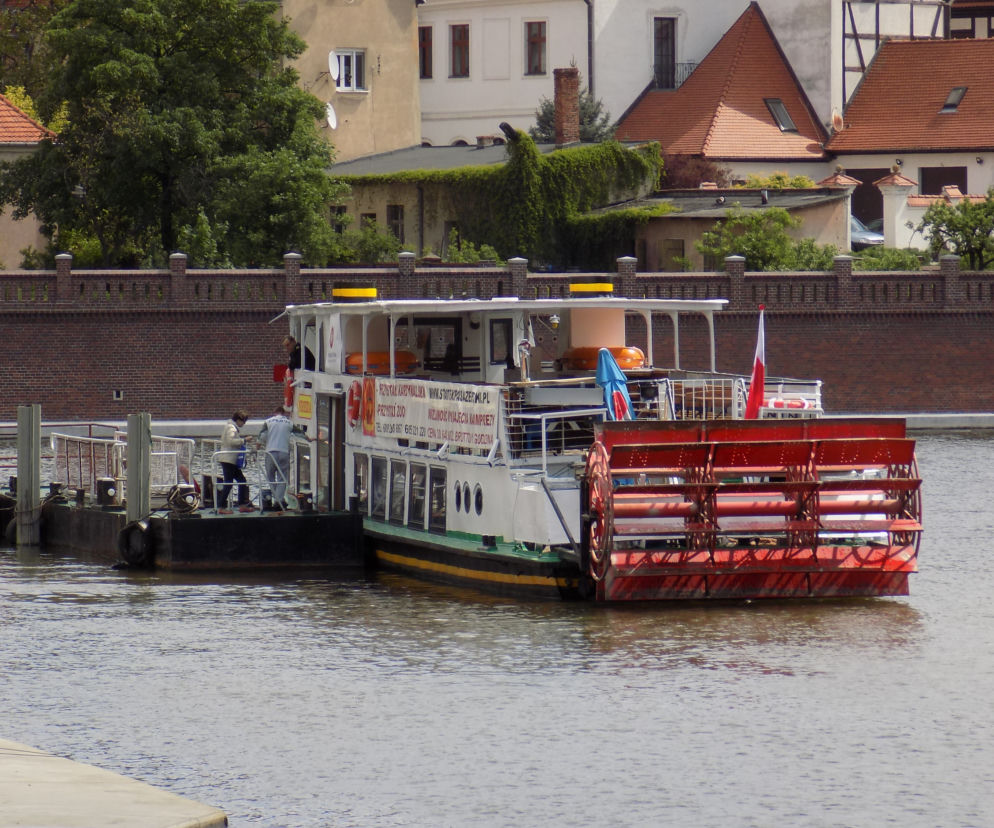 Statek zatonął w Odrze