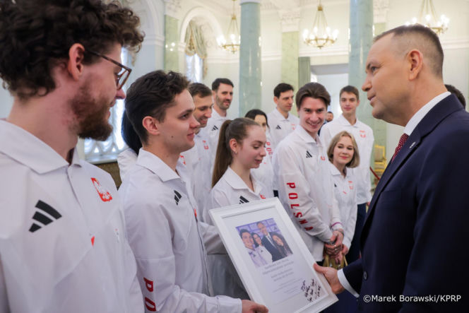 Semirunnij, Kurakowa i reszta olimpijczyków u Karola Nawrockiego
