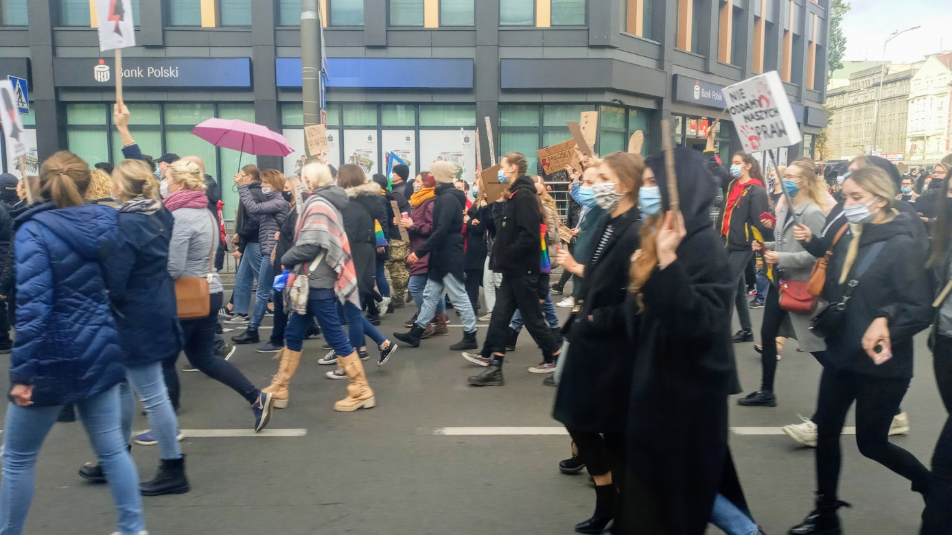 Protest kobiet w Szczecinie - 28.10.2020
