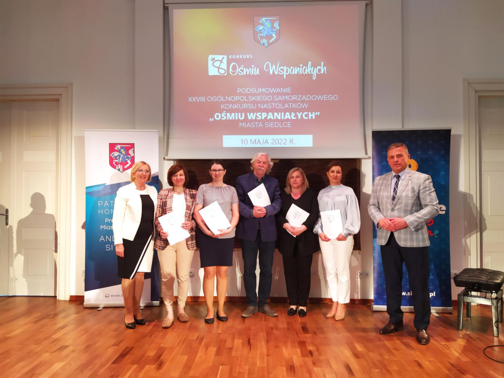 Laureaci i wyróżnieni w konkursie "Ośmiu Wspaniałych" w Siedlcach w 2022 roku - fotorelacja