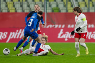 Polska - Słowenia: Najwierniejsi kibice wspierali reprezentację Polski kobiet. Dużo zdjęć z Gdańska