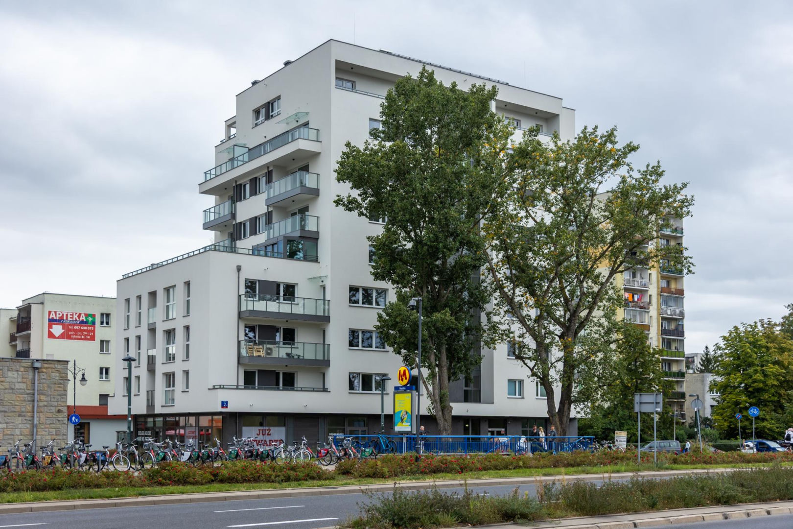 Nowy blok przy ul. Meander 2C w Warszawie